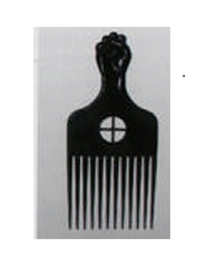 Fist Plastic Afro Comb